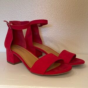 Rampage Red Strap Heel